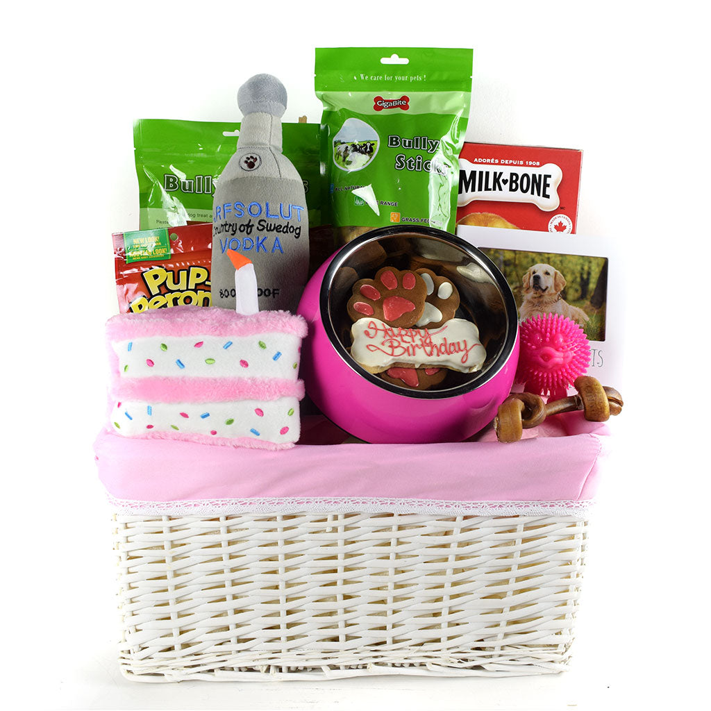 A Year Older! Dog Birthday Gift Basket