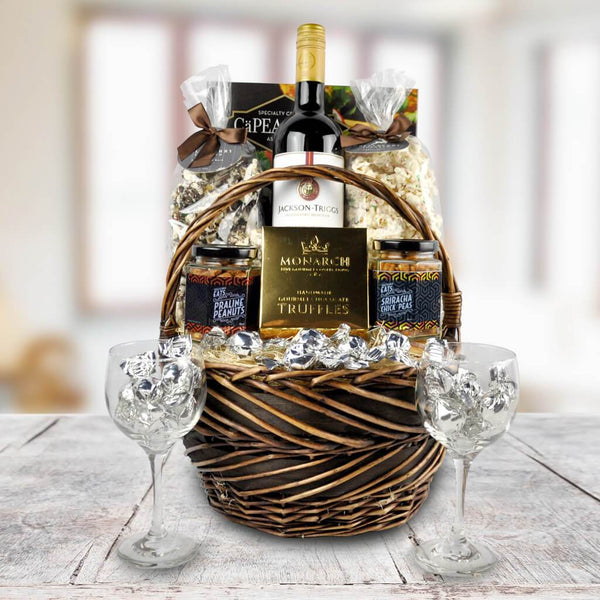 Christmas Champagne & Truffle Gift Set – Christmas gift baskets – US  delivery - Good 4 You Gift Baskets USA