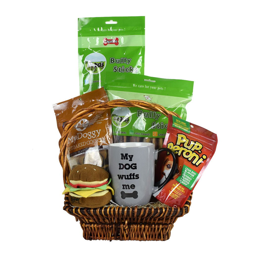 My Dog Wuffs Me Gift Basket