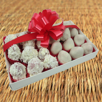 White Chocolate Dipped Strawberries by the box