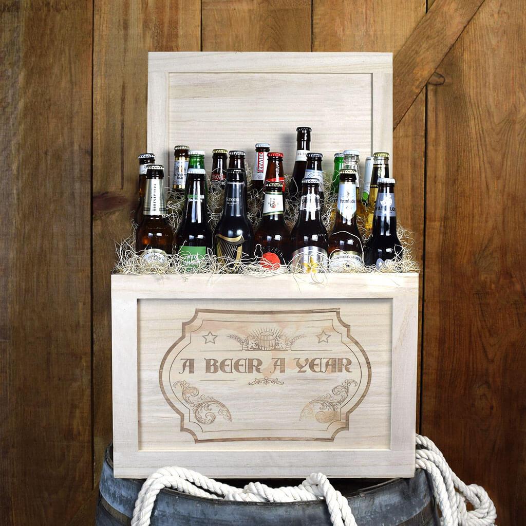 "A Beer a Year" Beer Gift Basket - Beer Gift Basket of the Year!