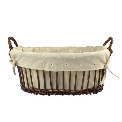 Linen-Lined Bread Basket