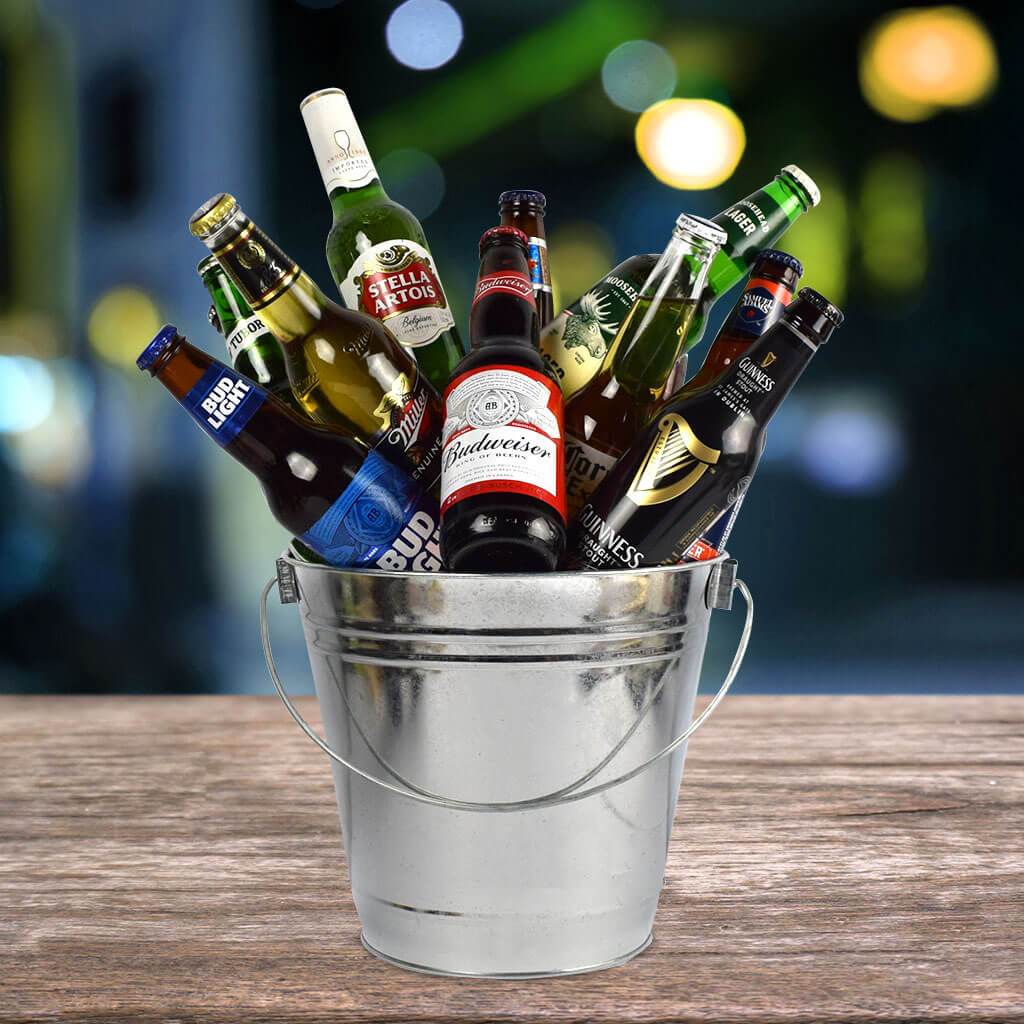 Alcohol Gift Basket with Beer by Gourmet Gift Baskets