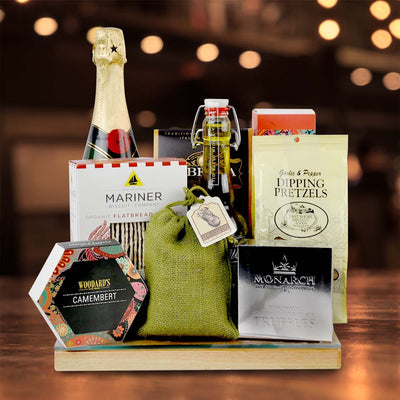 Sparkling Surprise: Anniversary Champagne Gift Baskets | DJW Custom Baskets  & Beyond