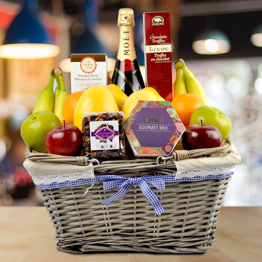 Garden Champagne Shop Basket