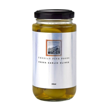 Vodka Garlic Olives