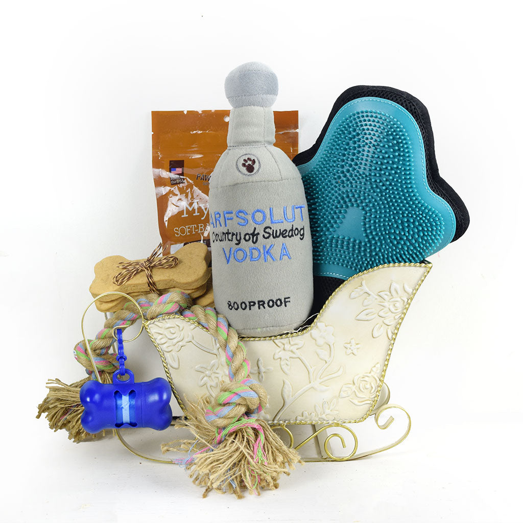 Spoiled Dog Christmas Gift Basket