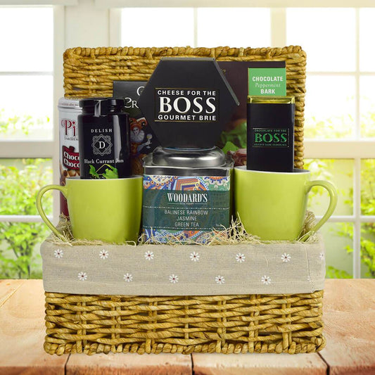 Tea & Chocolate For Two Gift Basket