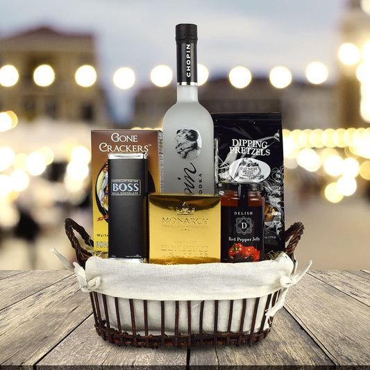 The Good Spirits Gourmet Gift Basket