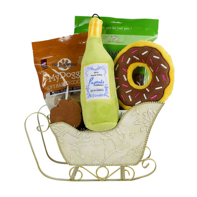 The Sweet Dog Treats Gift Basket