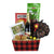 The Thanksgiving Treats Dog Gift Basket With Champagne