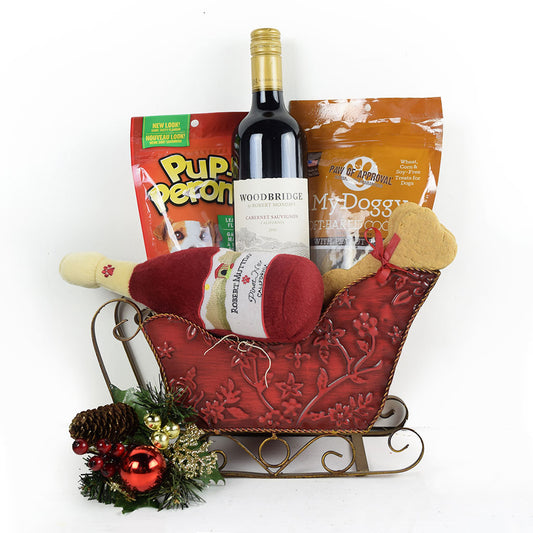 Wine For You & Your Pooch Gift Basket