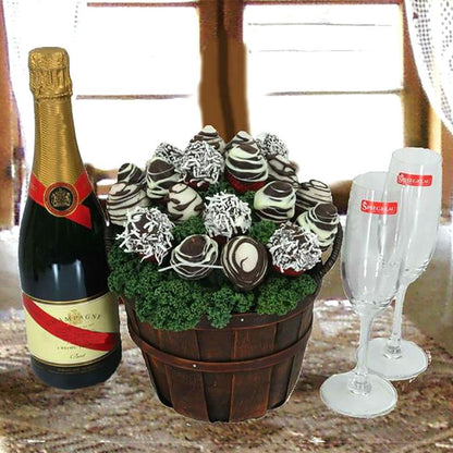 Champagne & Chocolate Bouquet